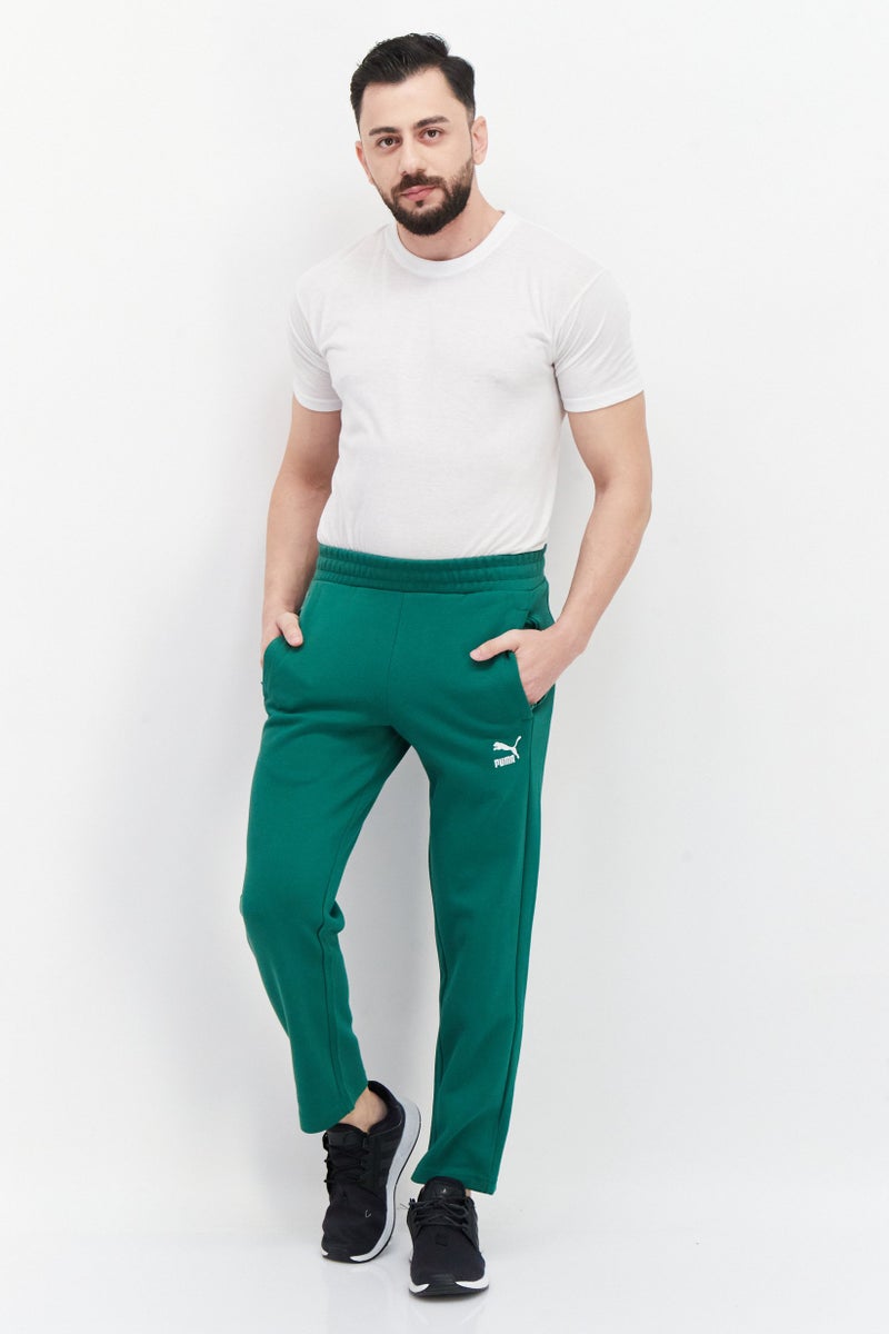 PUMA سراويل تدريب رياضية للرجال، خضراء - Image 2